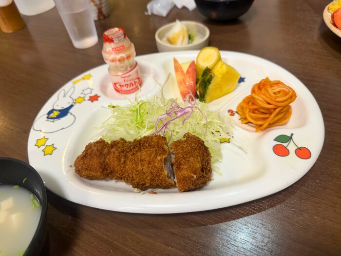 とんかつ竹亭のキッズメニュー