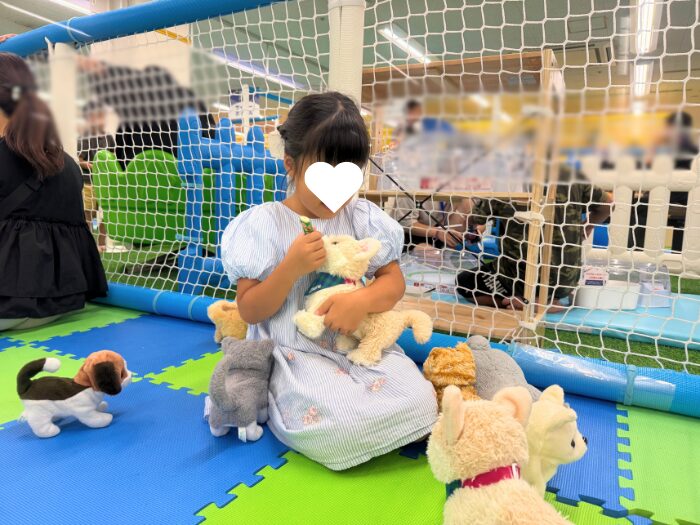 新しくできた動物園コーナー（南宮崎店）